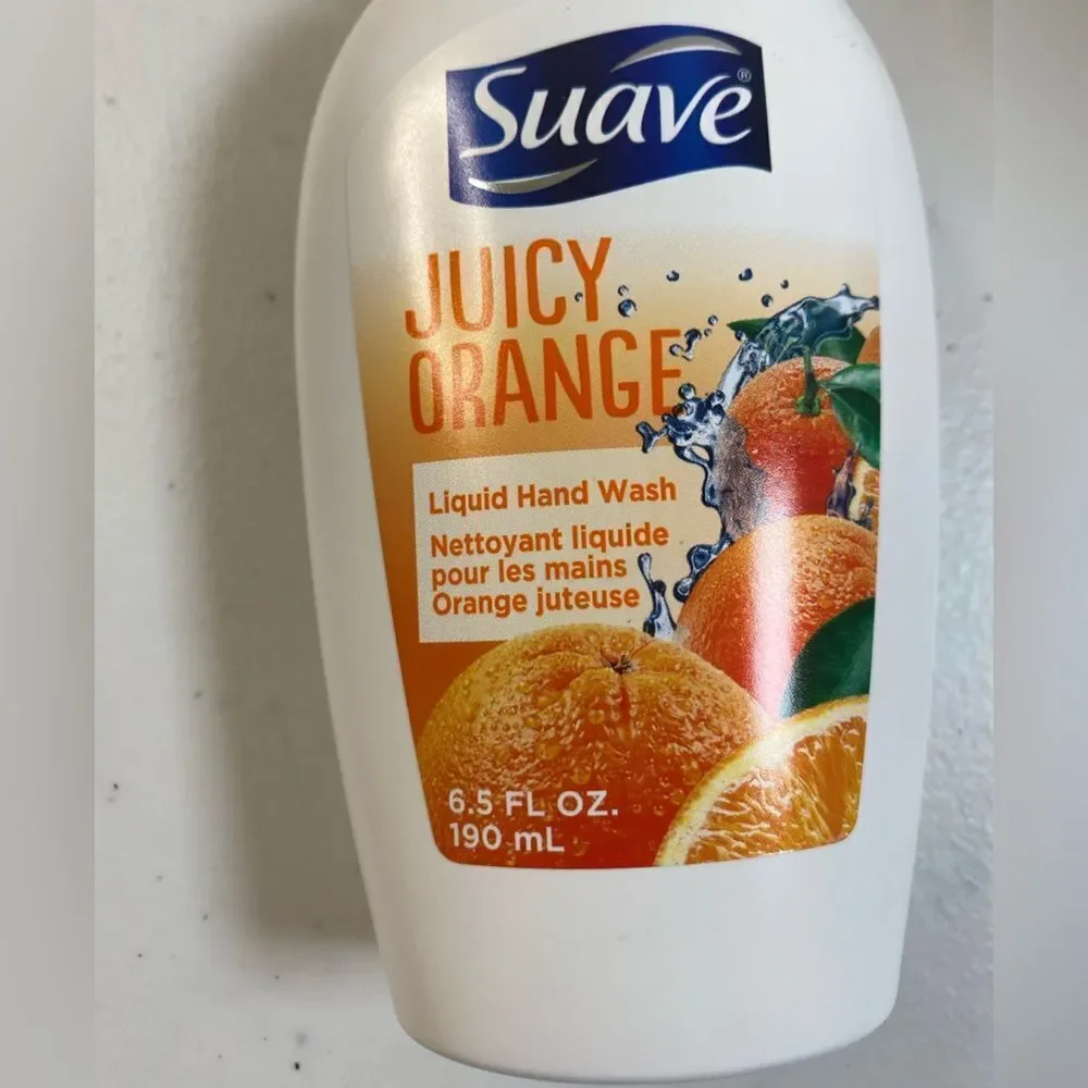 NEW SUAVE Juicy Orange Liquid Hand Soap Pump Bottle - 6.5 FL OZ